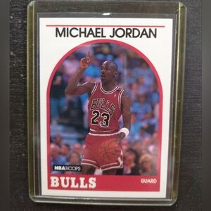 MICHAEL JORDAN 89 NBA HOOPS Baseball Card